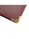 Burgundy Calfskin Must International Gusset Long Wallet L3001360 - CARTIER - BALAAN 8