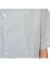 Graffiti Print Vacation Short Sleeve Shirt Grey - ALEXANDER MCQUEEN - BALAAN 9