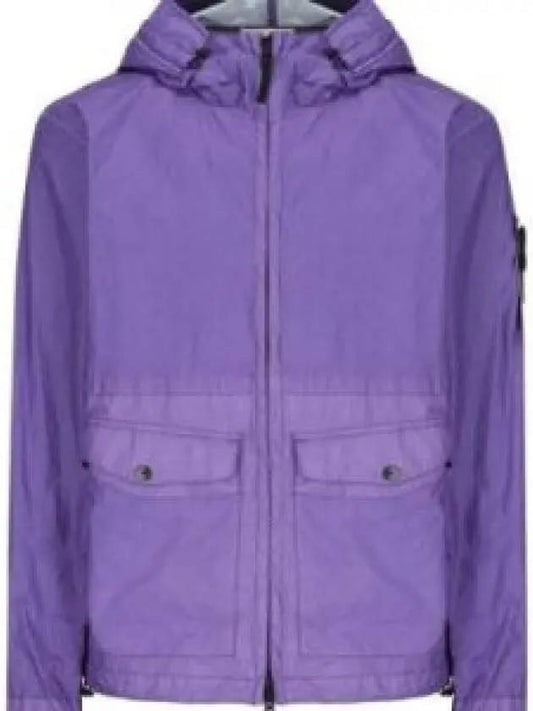 Membrana 3L TC Hooded Jacket Lavender - STONE ISLAND - BALAAN 2