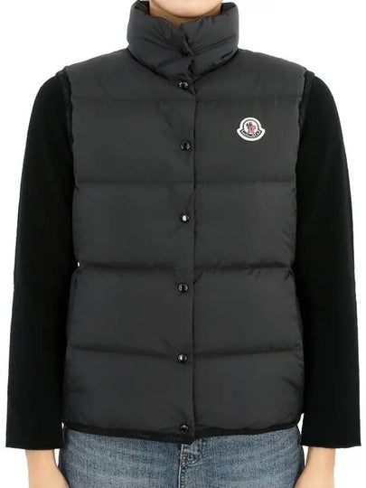 Kids BADIA down padded vest black 1A00037 54A81 999 12 14A adult wearable - MONCLER - BALAAN 2