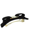 Vara Bow Hair Clip Black - SALVATORE FERRAGAMO - BALAAN 3