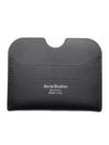 Silver Logo Card Wallet Black - ACNE STUDIOS - BALAAN 2