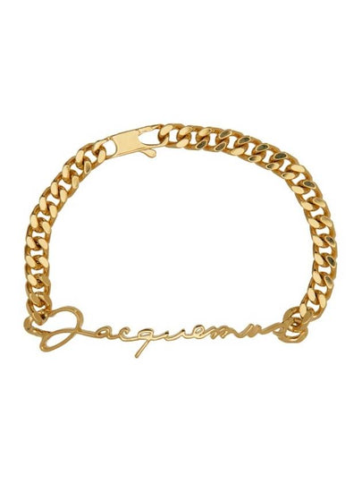 Logo Chain Link Bracelet Gold - JACQUEMUS - BALAAN 2