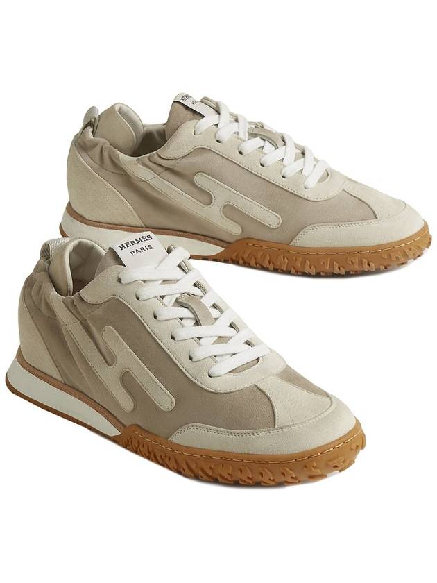 Jet Low Top Sneakers Beige - HERMES - BALAAN 2