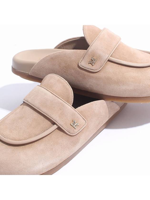 Suede Mule Beige 2424526331600 MANLY 003 - MAX MARA - BALAAN 4