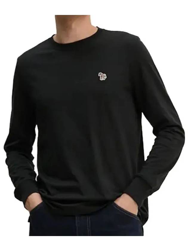 Zebra Logo Long Sleeve T-Shirt Black - PAUL SMITH - BALAAN 9