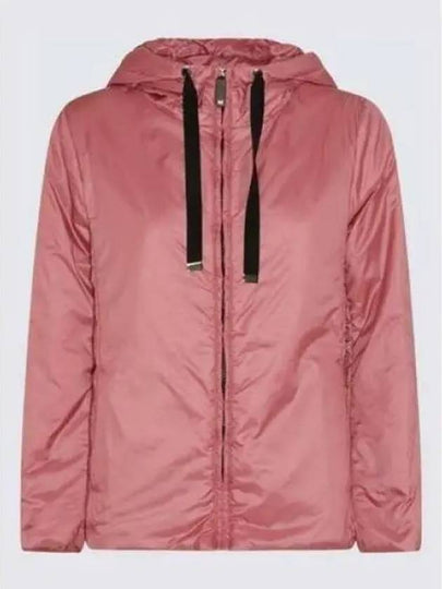 Greenh Water Repellent Zipper Hooded Jacket Pink - MAX MARA - BALAAN 2