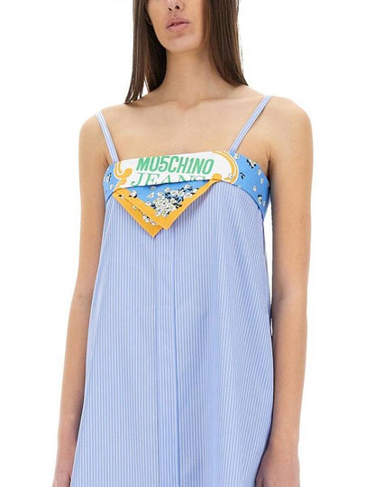 Moschino Jeans Patchwork Cotton Dress - MOSCHINO - BALAAN 2