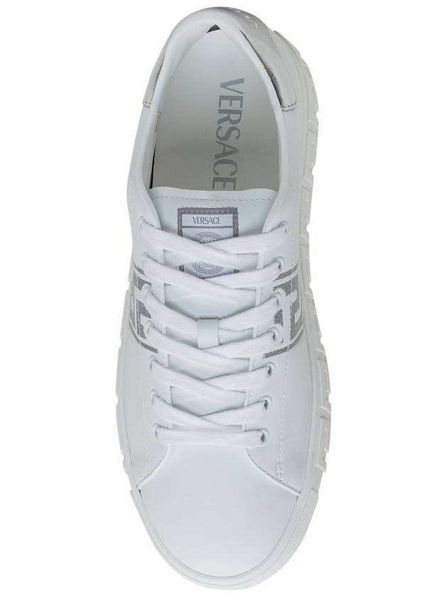 Versace Greek Embroidered Sneakers - VERSACE - BALAAN 4