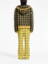 Check Mohair Hooded Jacket Yellow - MARNI - BALAAN 3