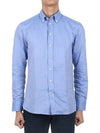 Logo Long Sleeve Shirt Blue - ETRO - BALAAN 3