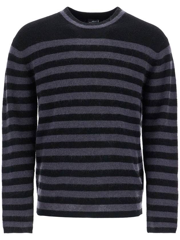 striped wool and mohair blend pullover - PAUL SMITH - BALAAN 1