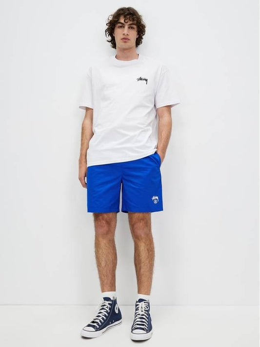 Men's Basic Stock Beach Shorts Ultramarine - STUSSY - BALAAN 2