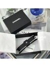 CC logo ribbon pearl pearl leather leather hairpin hair accessory black AA9134 - CHANEL - BALAAN 3