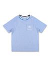 Short Sleeve T-Shirt 8079786C 24P8079786C A3898 LIGHT BLUE M LIGHT BLUE MELANGE - BURBERRY - BALAAN 1