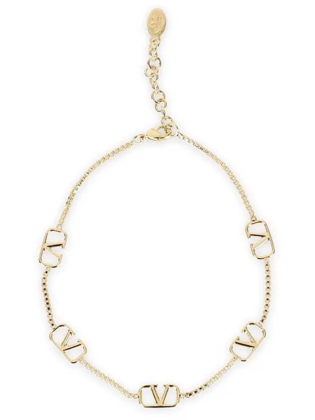 Women's V Logo Signature Bracelet Gold - VALENTINO - BALAAN 2