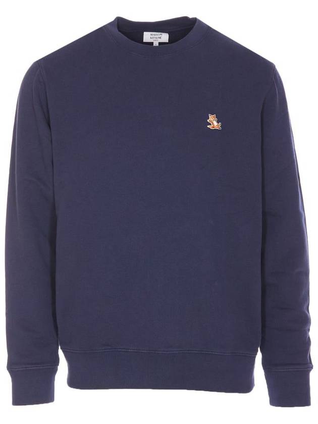 Chillax Patch Regular Sweatshirt Eclipse Blue - MAISON KITSUNE - BALAAN 2