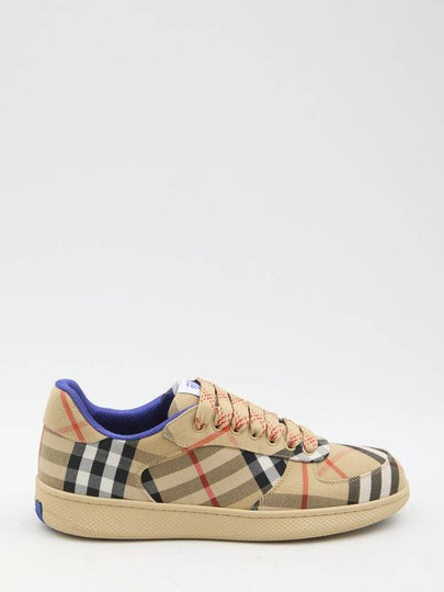 Check Terrace Low Top Sneakers Sand - BURBERRY - BALAAN 2