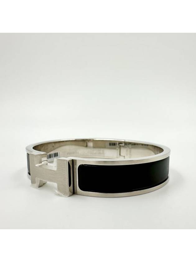 Click Ache HH Palladium Matte Bracelet Noir - HERMES - BALAAN 7