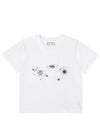 Women's Short Sleeve T-Shirt SPACE BABY WHITE - PLAYNOMORE - BALAAN 3