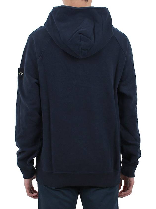 Compass Logo Patch Hoodie Navy - STONE ISLAND - BALAAN 5