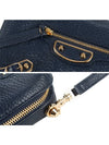 Metal Reporter Mini Cross Bag Navy - BALENCIAGA - BALAAN 5