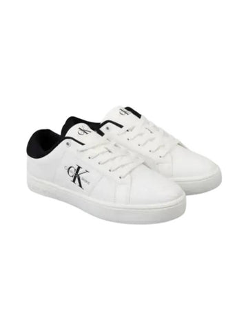 Men's Rome Classic Low Top Sneakers White - CALVIN KLEIN - BALAAN 1