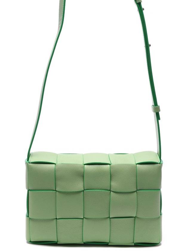 Lambskin Small Cross Bag Light Green - BOTTEGA VENETA - BALAAN 5