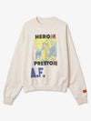 logo print long sleeve sweatshirt HMBA016S22JER0030315 - HERON PRESTON - BALAAN 2