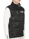 Logo Down Vest Black - HORN GARMENT - BALAAN 5