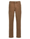 Dyed Denim Jeans Brown - BRUNELLO CUCINELLI - BALAAN 1