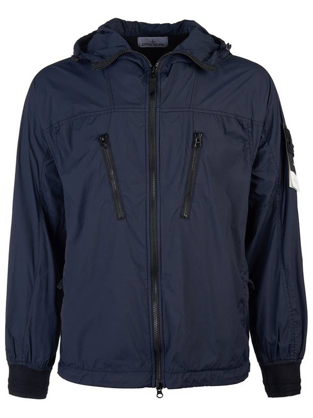 Skin Touch Nylon TC Hooded Jacket Navy - STONE ISLAND - BALAAN 2