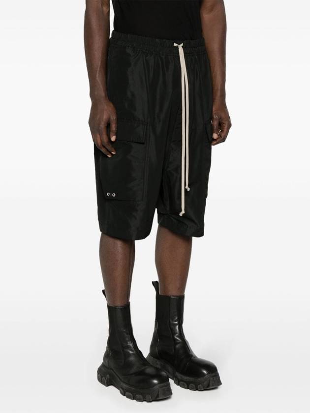 drawstring drop-crotch cargo shorts - RICK OWENS - BALAAN 4