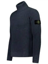 Men's Logo Patch Turtleneck Grey - STONE ISLAND - BALAAN 4