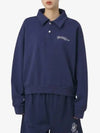 Rizzoli Tennis Cotton Polo Shirt Navy - SPORTY & RICH - BALAAN 2