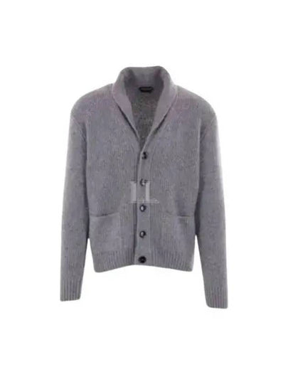 Shawl Collar Cardigan Grey - BRUNELLO CUCINELLI - BALAAN 2