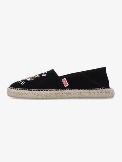 Lucky Tiger Embroidery Canvas Espadrilles Black - KENZO - BALAAN 2