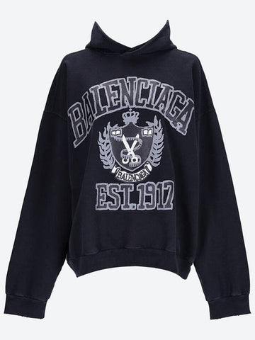 DIY COLLEGE Medium Fit Hoodie - BALENCIAGA - BALAAN 1