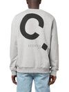 Cory Big Logo Cotton Sweatshirt Grey - A.P.C. - BALAAN 3