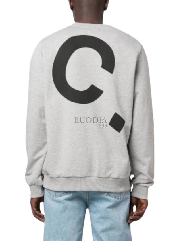 Cory Big Logo Cotton Sweatshirt Grey - A.P.C. - BALAAN 3