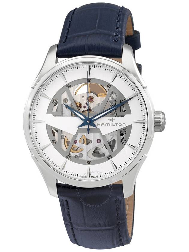 H42535610 Jazzmaster Skeleton Men's Leather Watch - HAMILTON - BALAAN 2