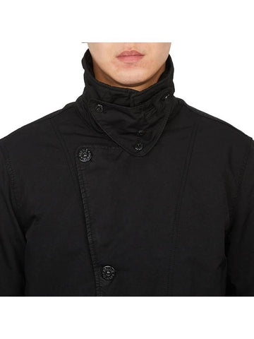 David TC Padding Jacket Black - STONE ISLAND - BALAAN 7