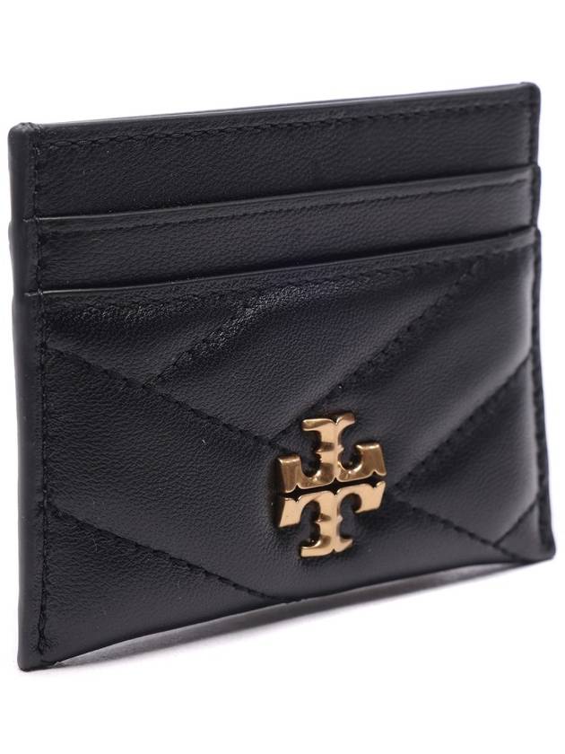 Kira Chevron Logo Card Wallet Black - TORY BURCH - BALAAN 4