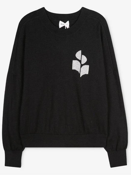 Marisans Crew Neck Wool Knit Top Black - ISABEL MARANT - BALAAN 2