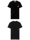 Double Fox Head Patch Classic Short Sleeve T-Shirt Anthracite - MAISON KITSUNE - BALAAN 6