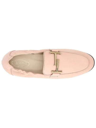 Women's Double T Loafers Pink - TOD'S - BALAAN 2