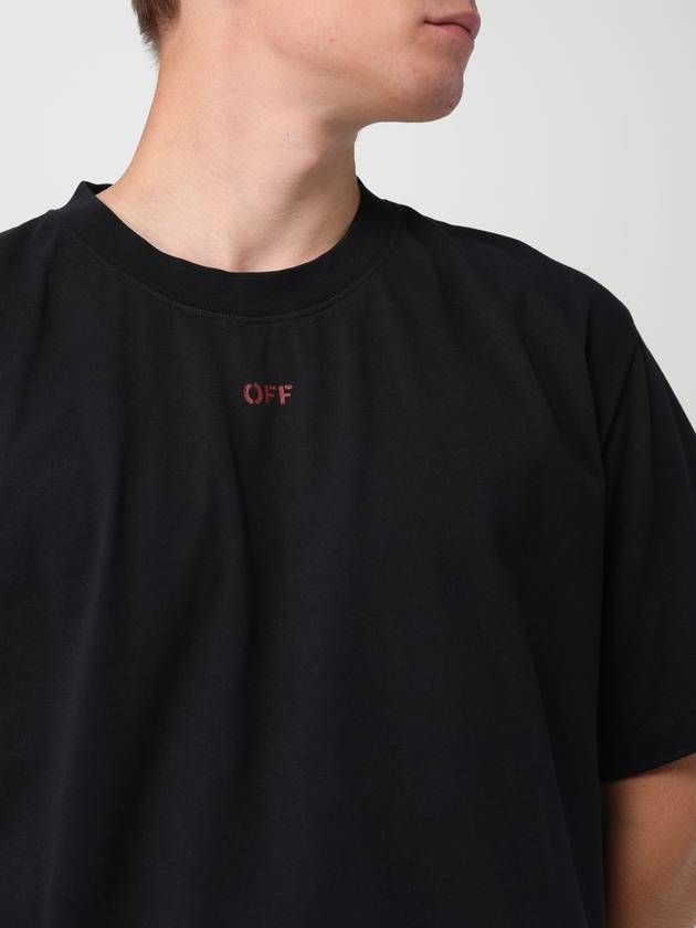 T-shirt Off-White in cotone con logo - OFF WHITE - BALAAN 4