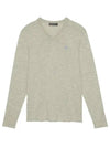 Contrast V-neck Slim Fit Cashmere Sweater Stone Header - G/FORE - BALAAN 2