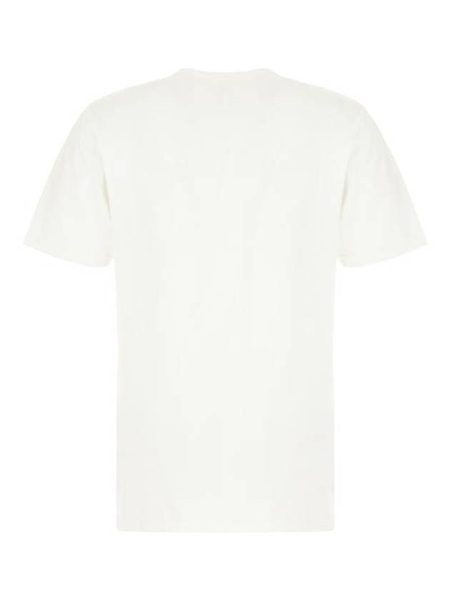 Logo Patch Short Sleeve T-Shirt White - CP COMPANY - BALAAN 3