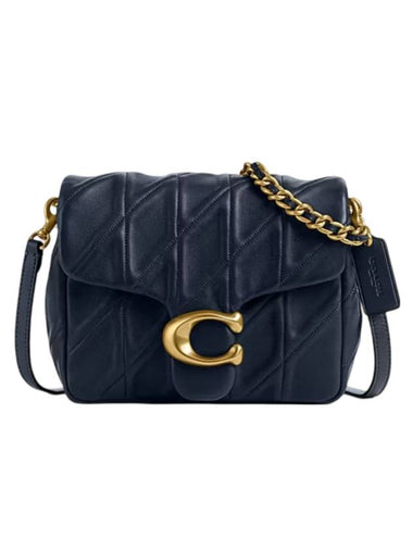 Time Square Tabby Quilted Shoulder Bag Navy - COACH - BALAAN 1